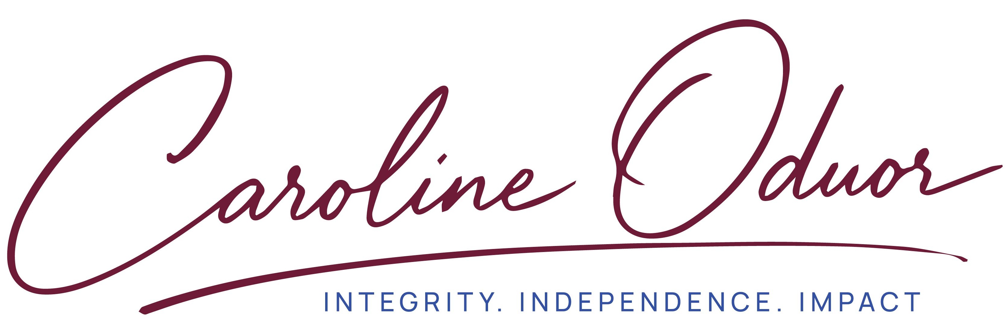 Caroline Oduor — Integrity. Independence. Impact